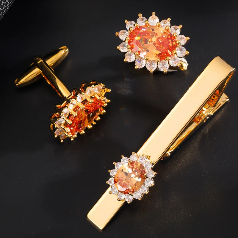 Men'S Accessories High End - ハイエンド男性のネクタイクリップメンズファッションフォーマルなウェディングドレスネクタイアクセサリージュエリー新高級ジルコンネクタイクリップギフト男性のための