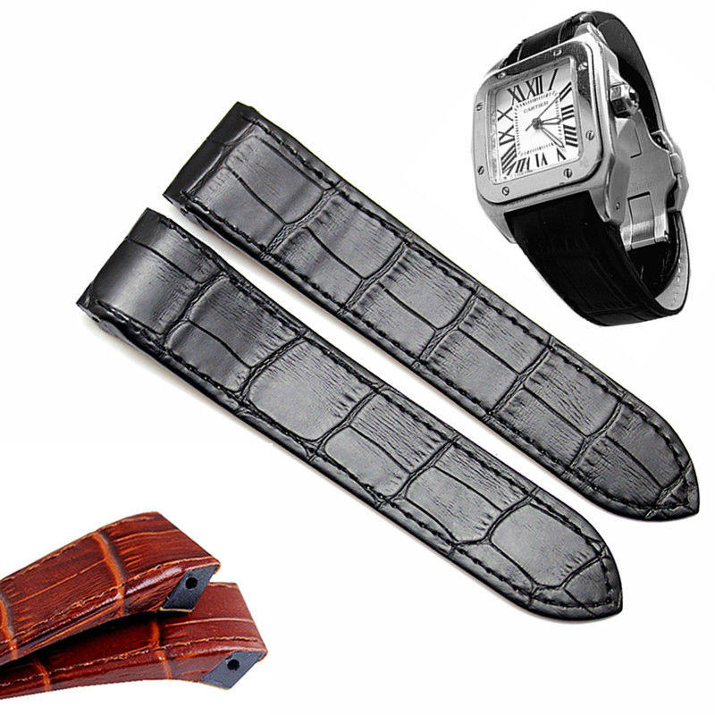 Men'S Accessories Cartier - 男性と女性のための本革ストラップ,ユニセックスバンダナ100,防水,20mm,23mm