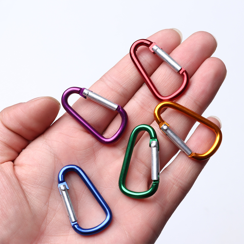 Keychain Multi Tool - ハイキング用合金カラビナ,安全フック,アルミニウム,キーリング,フック,トラベルキット,高品質