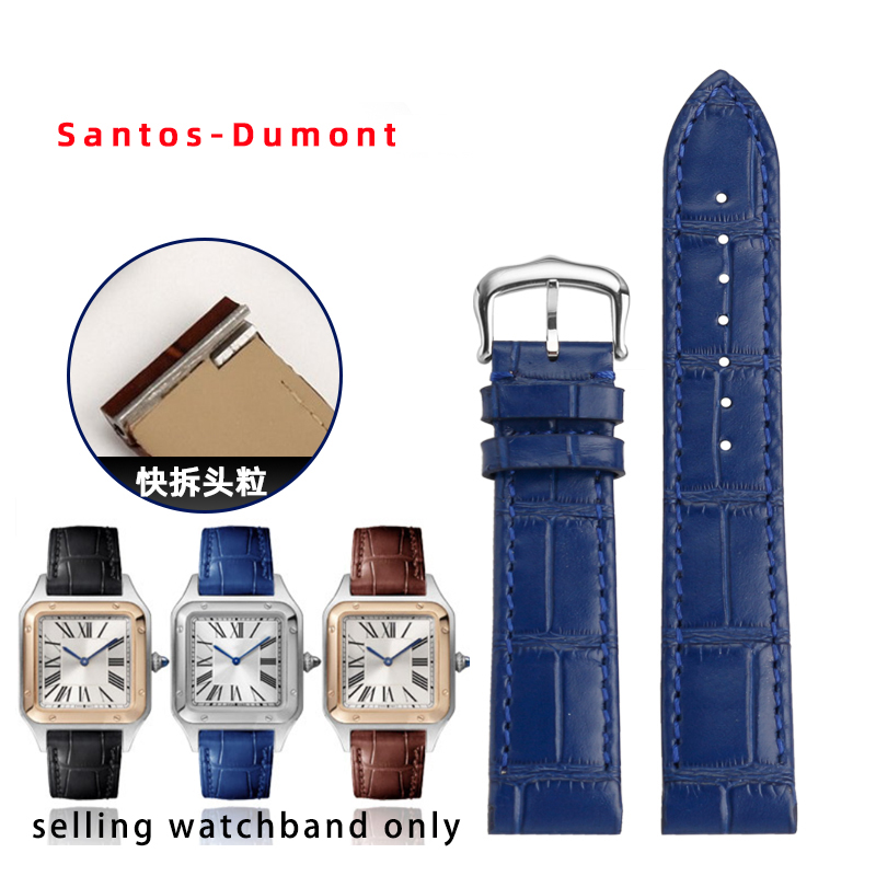 Men'S Accessories Cartier - 女性用レザーウォッチストラップ、リストバンド、ブレスレット、クイックリリース、アクセサリー、カルチェ、レディース、ドルチェ、ドコスタ、17.5mm、15.5mm
