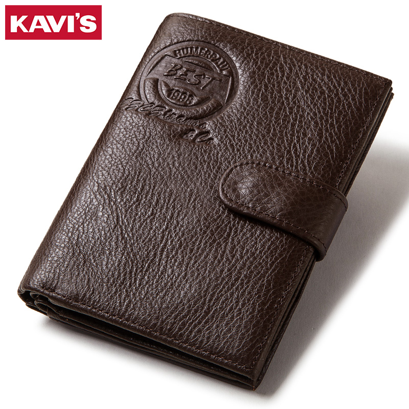 Coin Holder Men - KAVIS 本革財布メンズパスポートホルダー小銭入れマジックウォレットポートフォリオマン Portomonee ミニバレットパスポートカバー