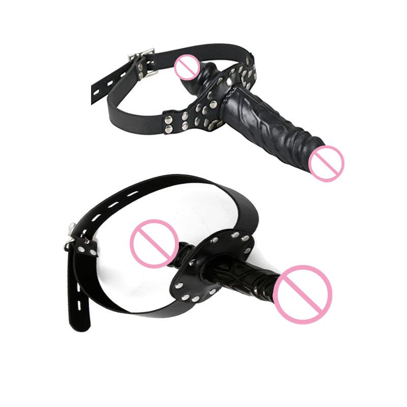 ダブルヘッドペニス口栓ボールギャグビット口拘束ボンデージセッ - Men'S Vegan Accessories のレビューと価格