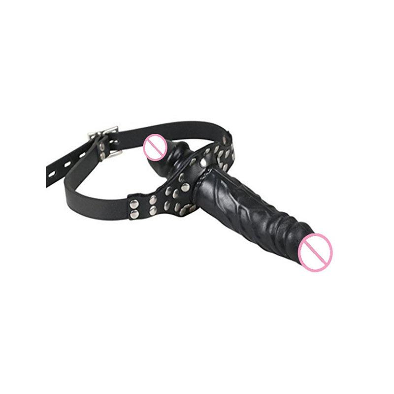 ダブルヘッドペニス口栓ボールギャグビット口拘束ボンデージセッ - Men'S Vegan Accessories のレビューと価格