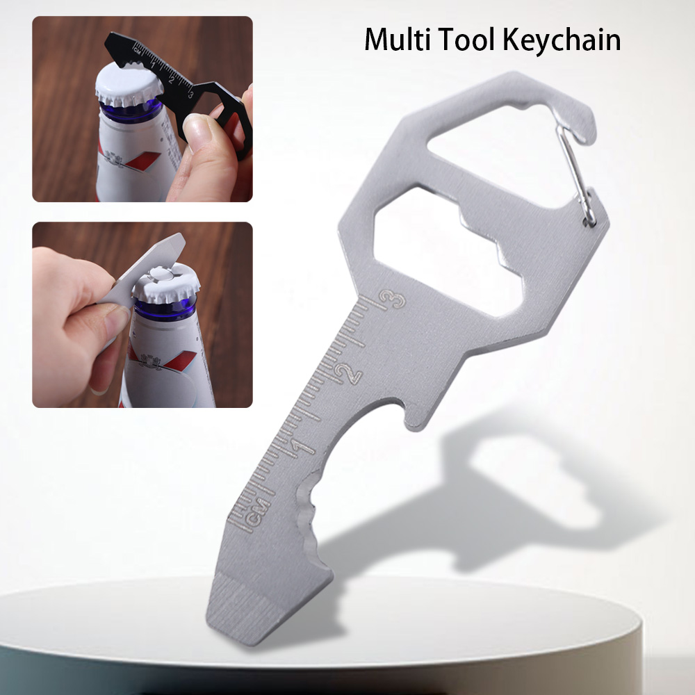 6 in 1 多機能ミニツール ドライバー ボトルオープナー - Keychain Multi Tool のレビューと価格