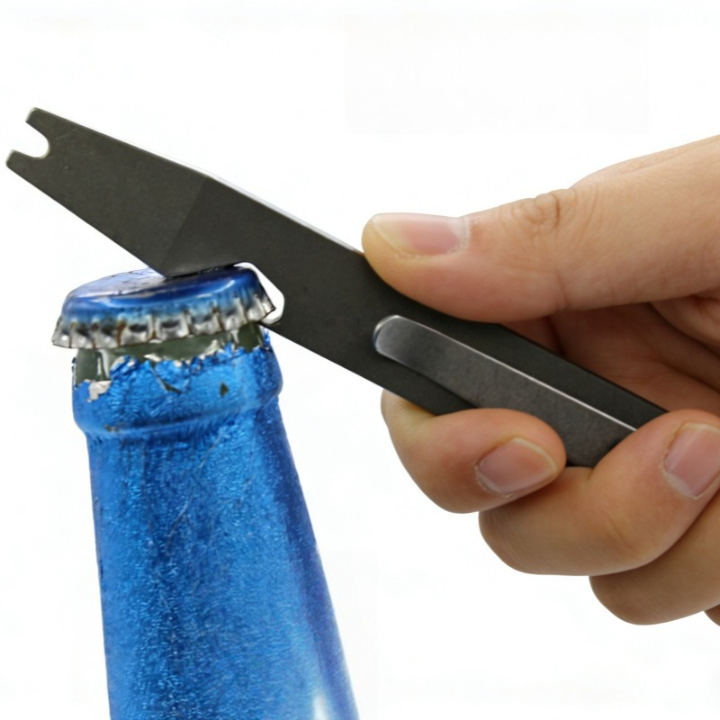 チタン製プライバーEDCマルチツールボトルオープナースクリュ - Keychain Multi Tool のレビューと価格