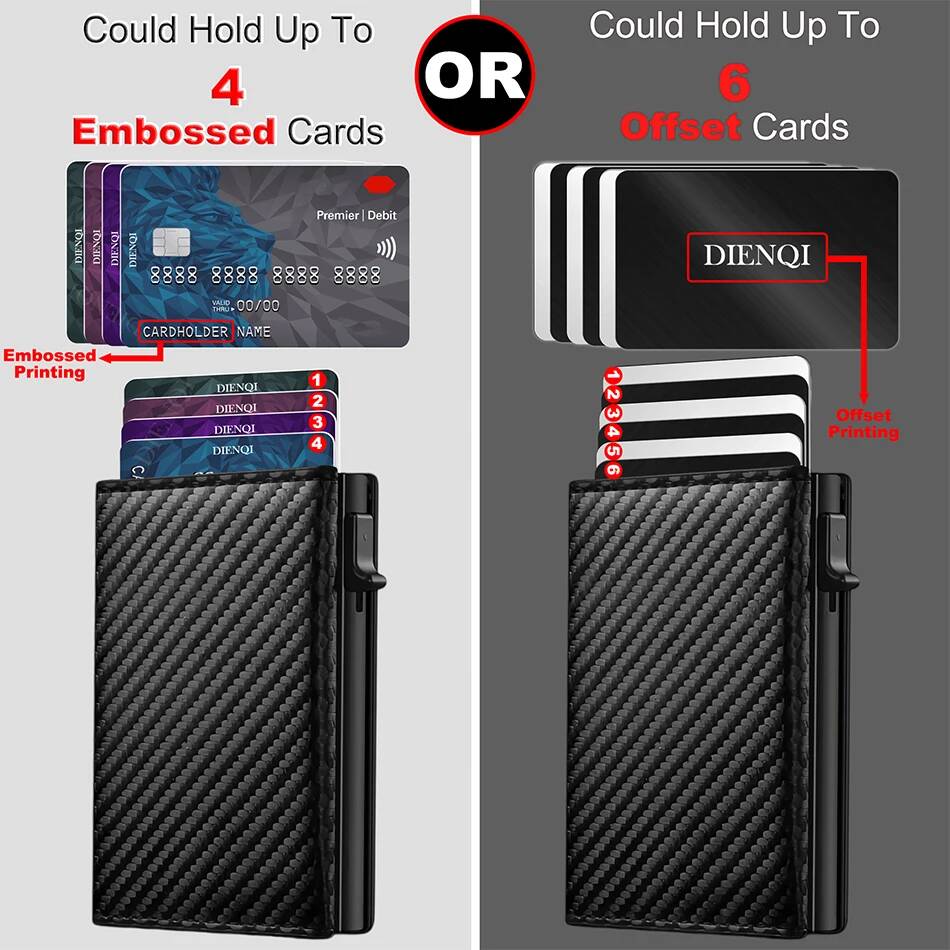 OUIO Rfid クレジットカードホルダー財布メンズ銀行カ - Coin Holder Men のレビューと価格