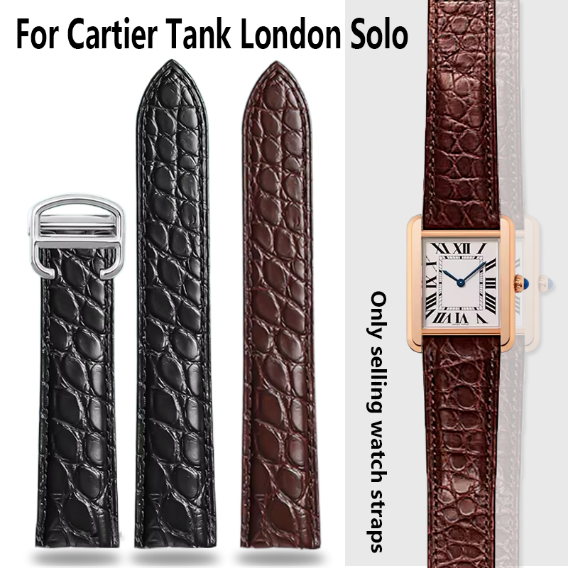 クロコダイル時計バンド 16 18 20 22 23 24m - Men'S Accessories Cartier のレビューと価格