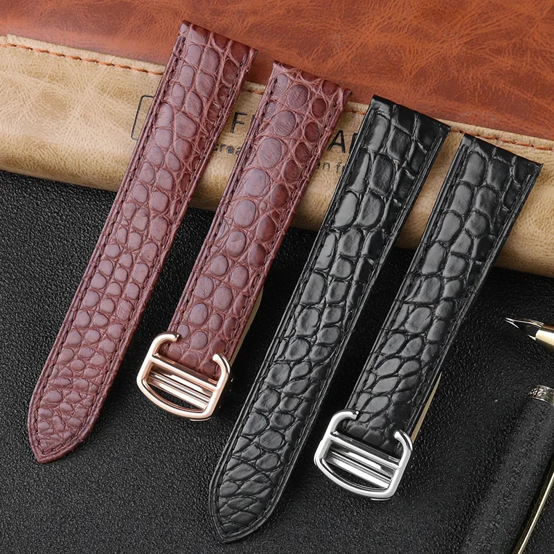 クロコダイル時計バンド 16 18 20 22 23 24m - Men'S Accessories Cartier のレビューと価格