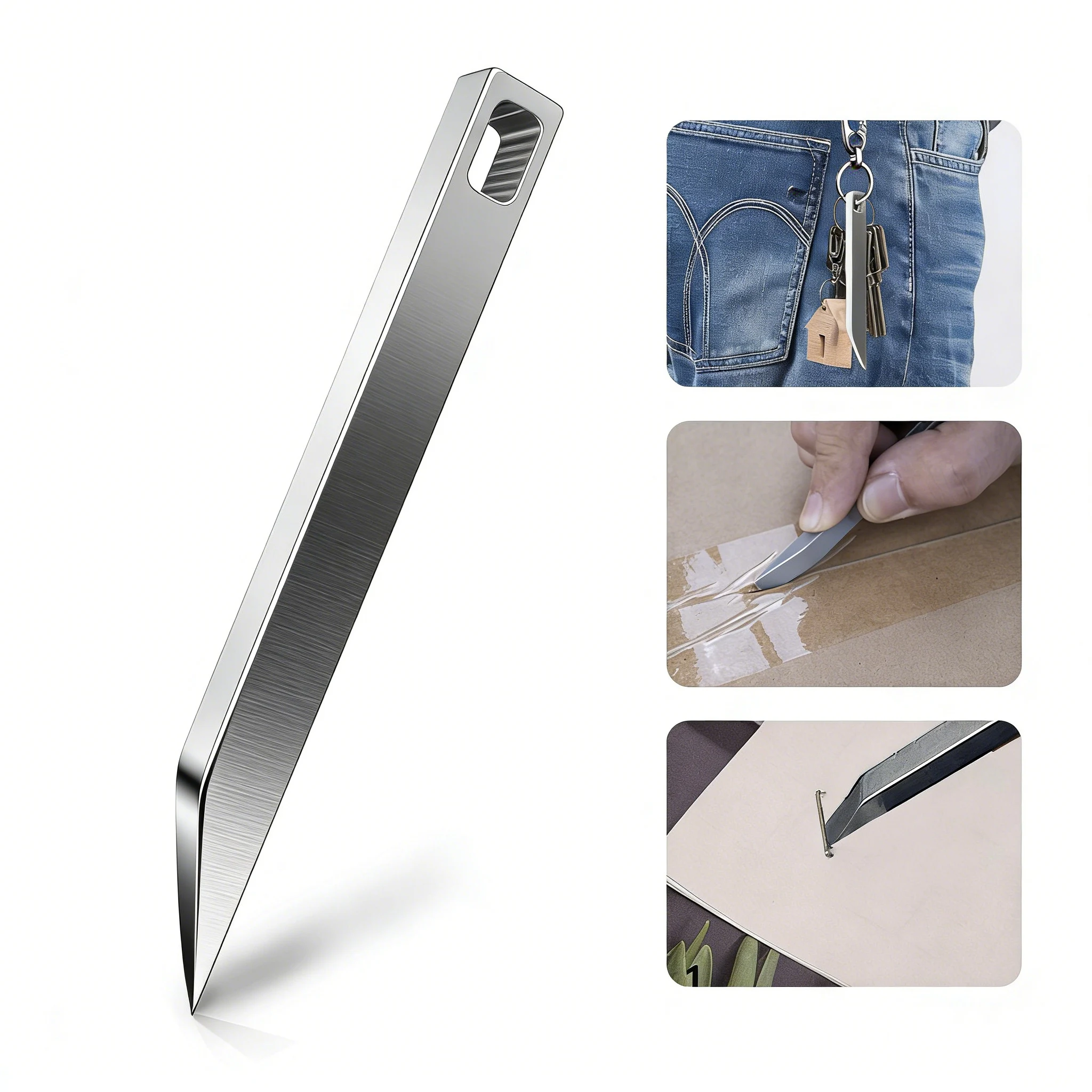 ステンレス製ヘビーデューティーキーチェーンプライバー - E - Keychain Multi Tool のレビューと価格