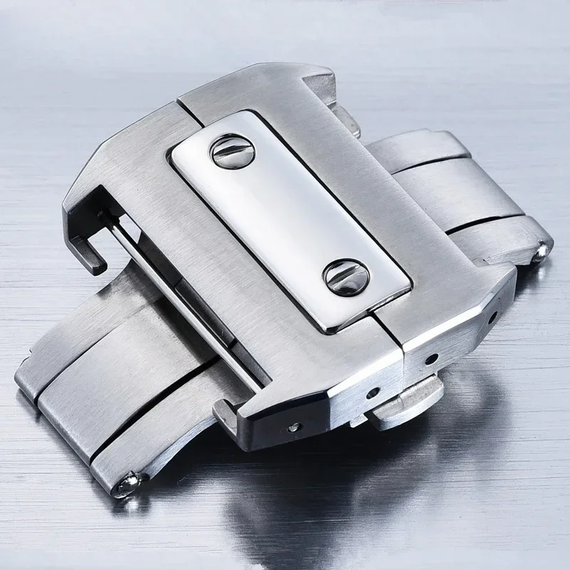 抗アレルギー男性女性用ソリッドステンレス鋼ダブルプレスバタフ - Men'S Accessories Cartier のレビューと価格
