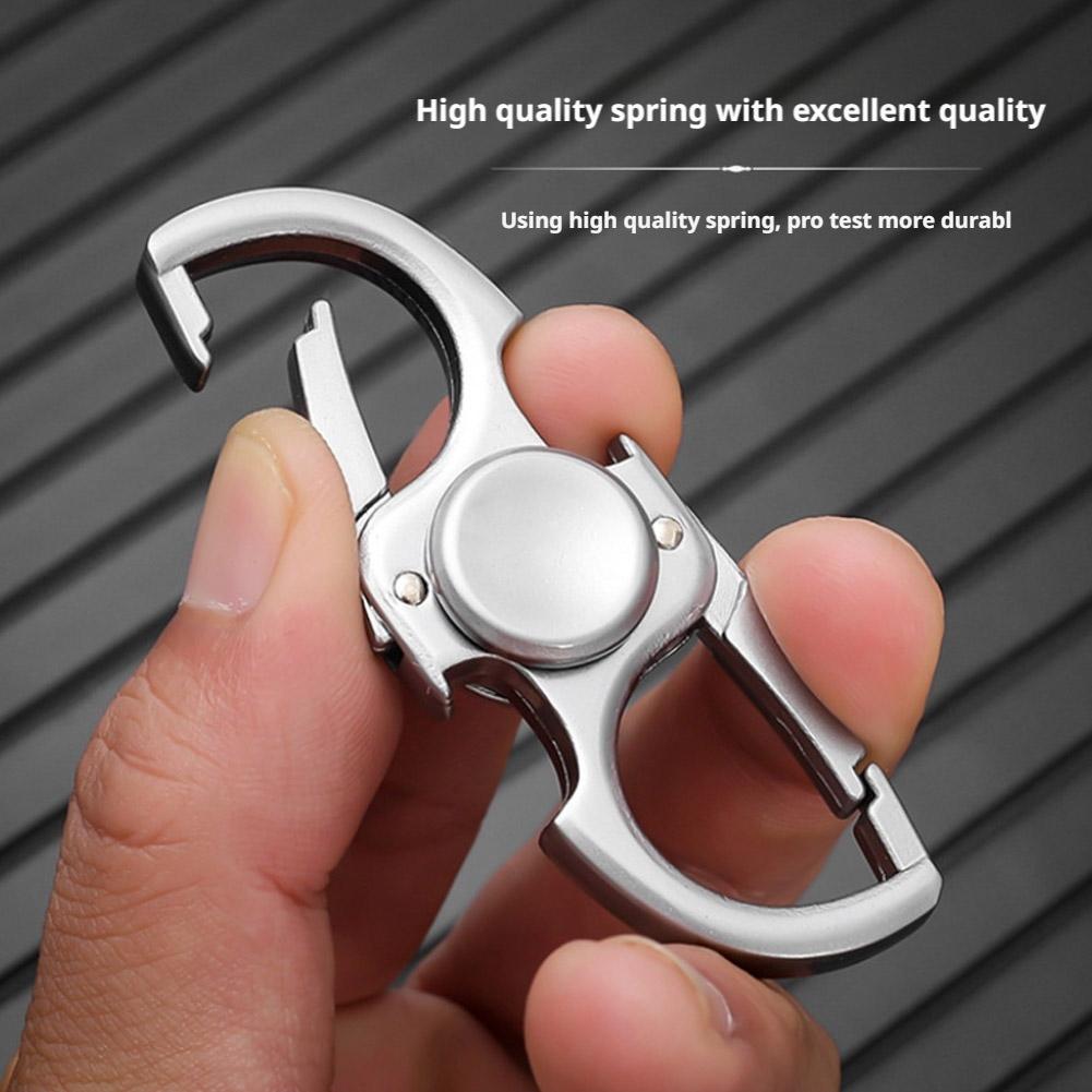 金属製フィジェットスピナーカラビナマルチツールアウトドアED - Keychain Multi Tool のレビューと価格