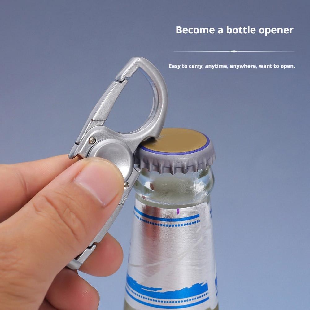 金属製フィジェットスピナーカラビナマルチツールアウトドアED - Keychain Multi Tool のレビューと価格