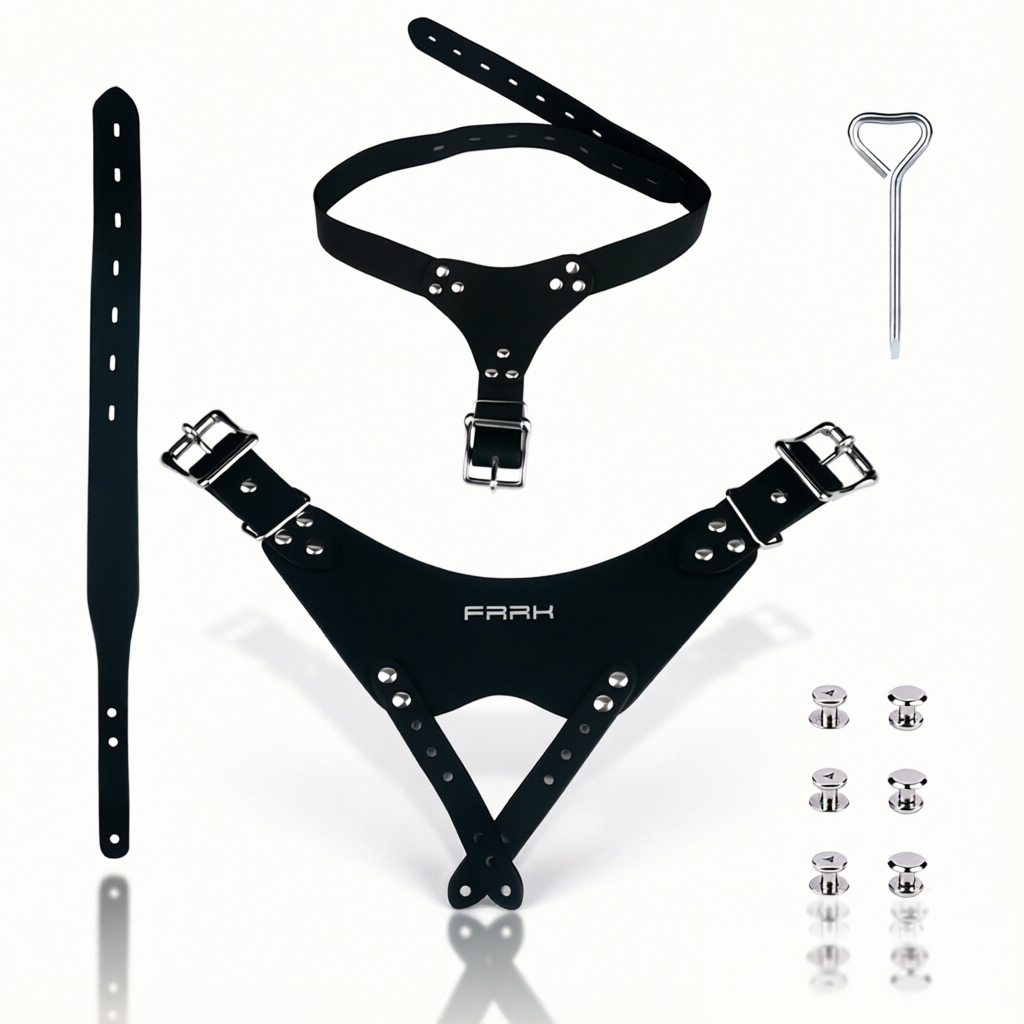 ORALSX PUレザー補助貞操帯、金属製貞操ケージバンド用 - Men'S Vegan Accessories のレビューと価格
