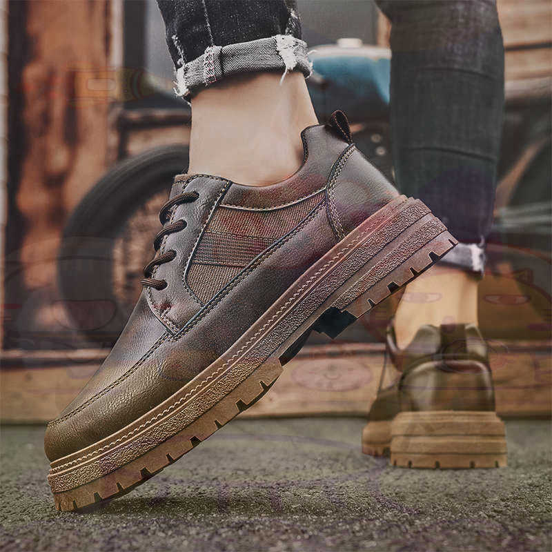 ダーク天然皮革ファッショントレーナーテニスメンズスニーカーフ - Men Accessories Low Price のレビューと価格