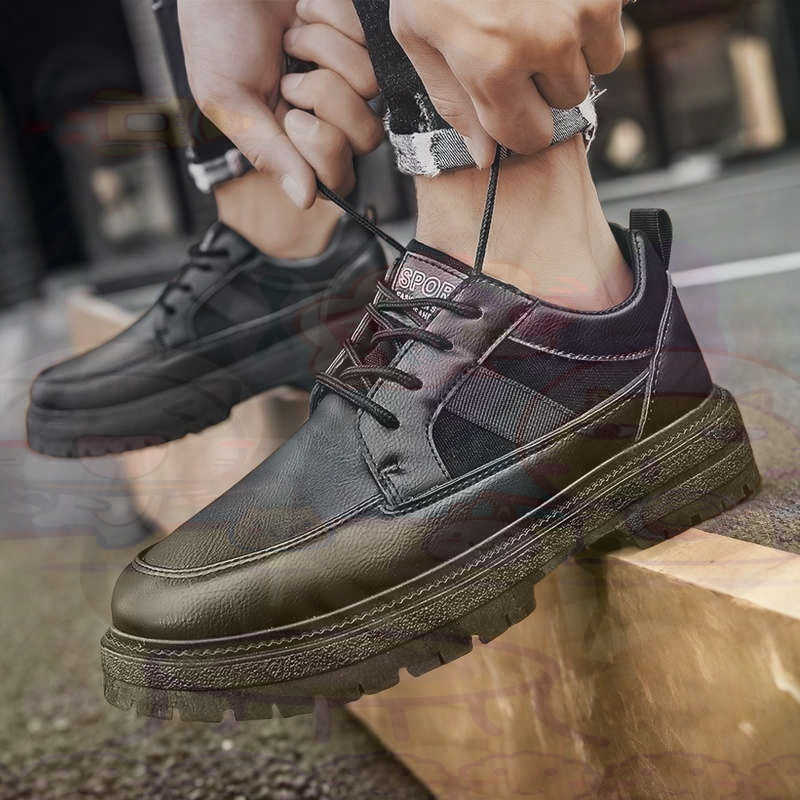 ダーク天然皮革ファッショントレーナーテニスメンズスニーカーフ - Men Accessories Low Price のレビューと価格