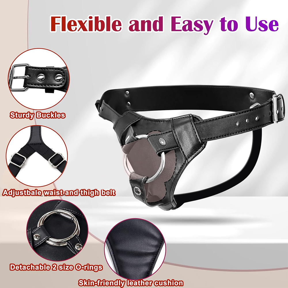 ストラップオンディルドハーネス 大人のおもちゃ 女性男性用  - Men'S Vegan Accessories のレビューと価格