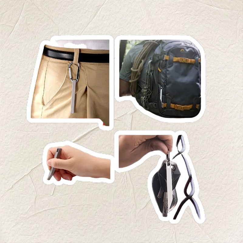 頑丈なクローバーキーホルダー、マルチツールEDCツール、小型 - Keychain Multi Tool のレビューと価格