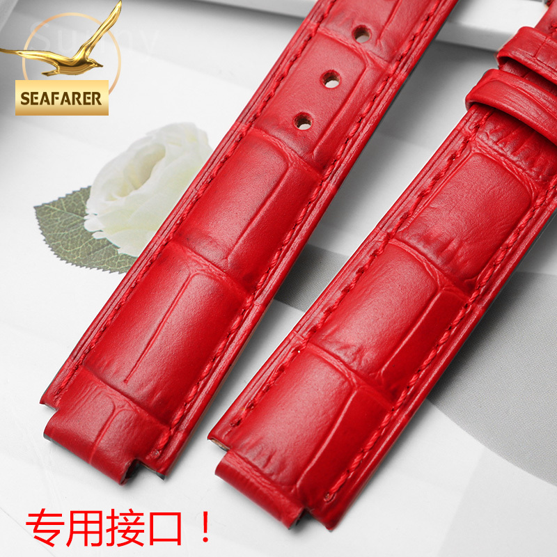 本革時計ストラップタンクカルティエブルーバルーン男性と女性の - Men'S Accessories Cartier のレビューと価格
