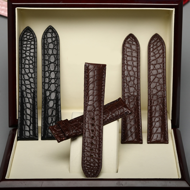 男性と女性のためのアリゲーターストラップの交換、青、紫、灰色 - Men'S Accessories Cartier のレビューと価格