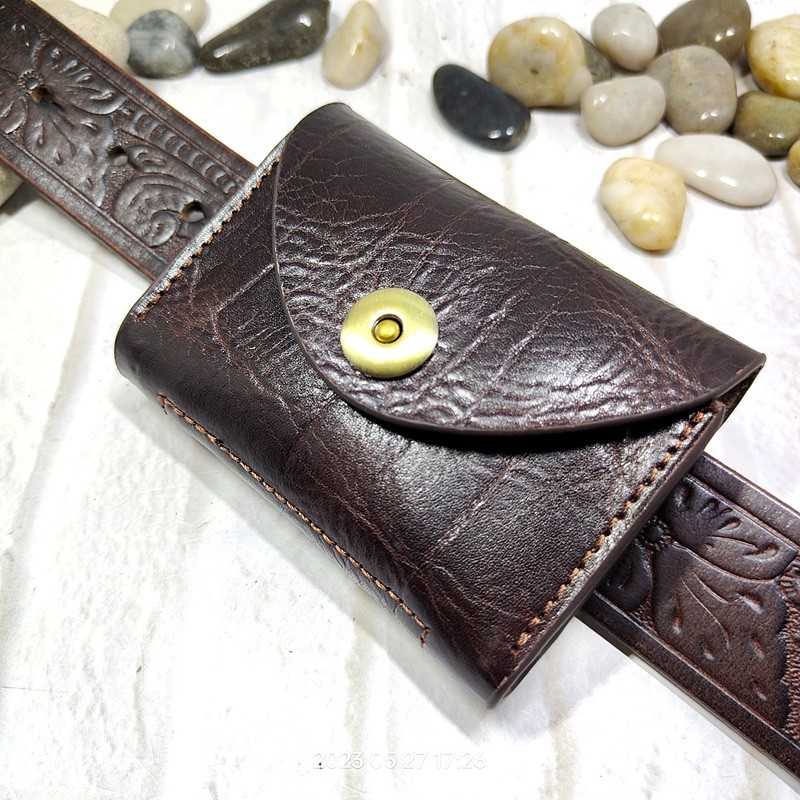 Blongk-男性用の小さな本革バッグ,カードホルダー,キー - Coin Holder Men のレビューと価格