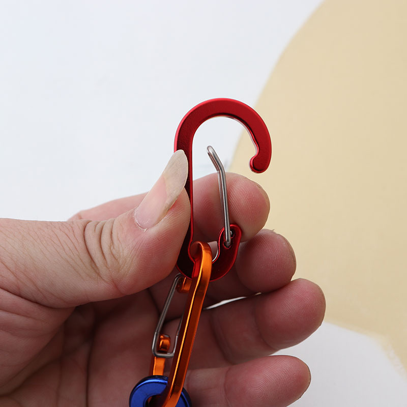 カラビナ付きキーホルダー,6個,キャンプ用の小さなカラビナ, - Keychain Multi Tool のレビューと価格