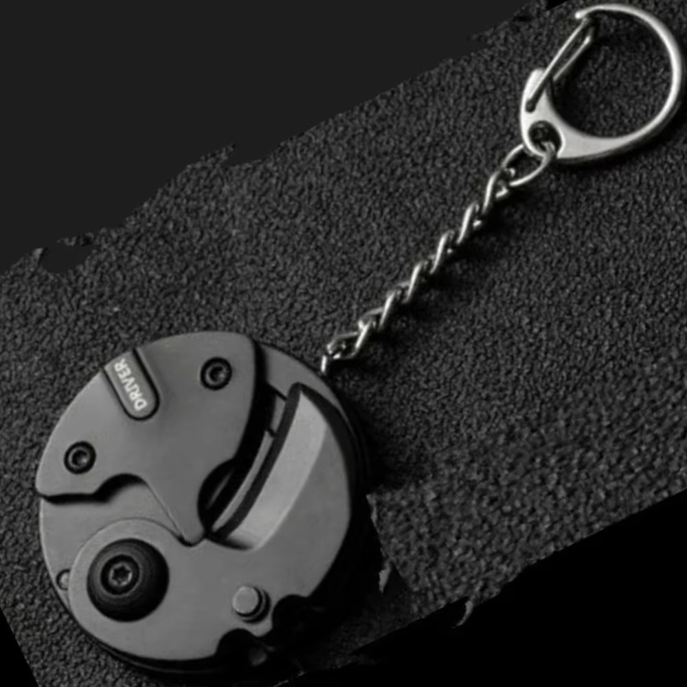 新しいミニキーチェーン、多機能ポータブルドライバー付き、ステ - Keychain Multi Tool のレビューと価格