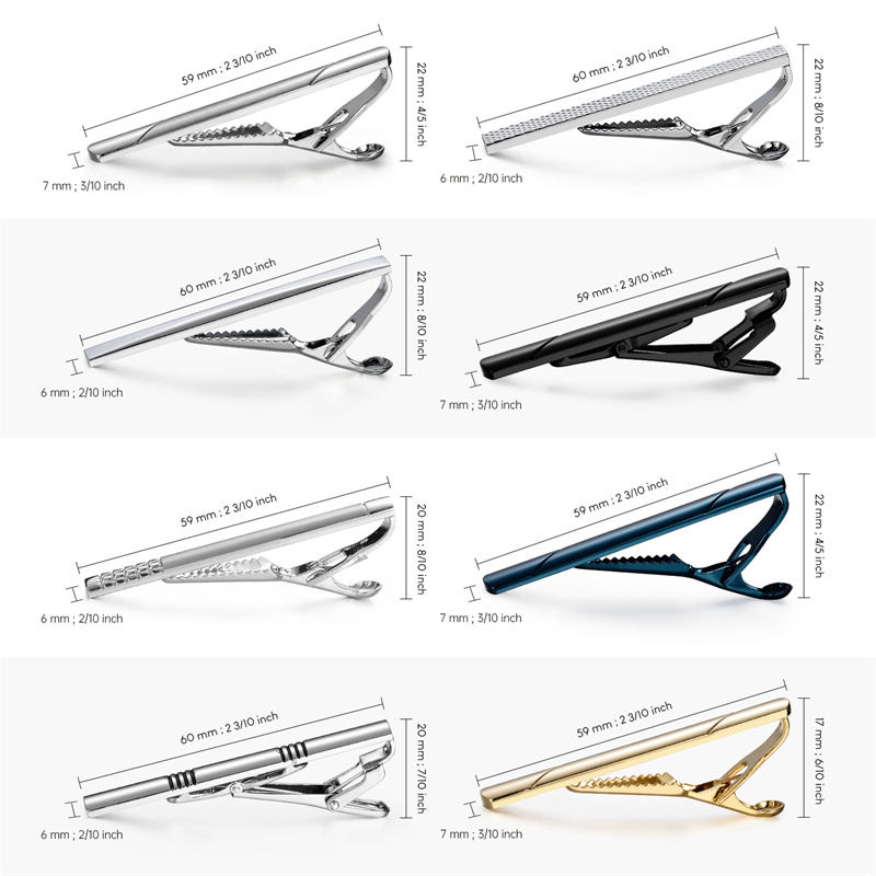 7/8/10 個ネクタイクリップセットギフトボックス結婚式の - Cufflink Box Set のレビューと価格