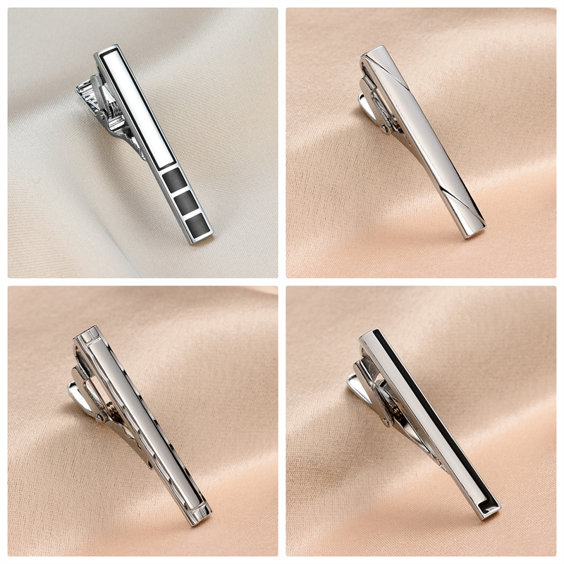 8 個ショートネクタイクリップセットギフトボックス付きメンズ - Cufflink Box Set のレビューと価格
