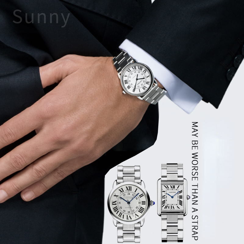 男性と女性のためのステンレス鋼の時計ストラップ,時計バンドア - Men'S Accessories Cartier のレビューと価格