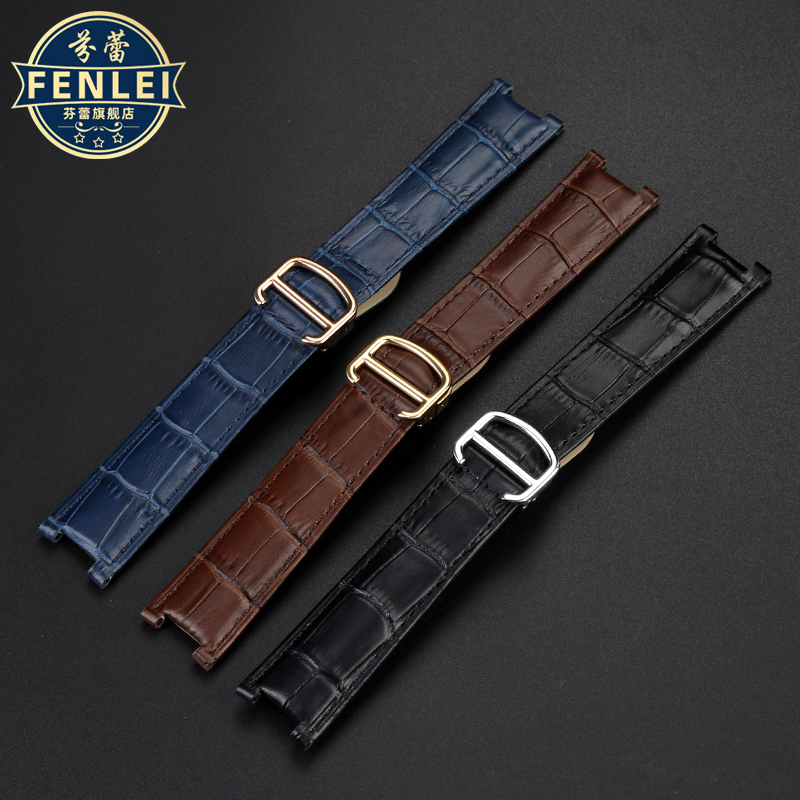 カルティエパシャ時計ストラップノッチ本革男性女性牛革時計バン - Men'S Accessories Cartier のレビューと価格