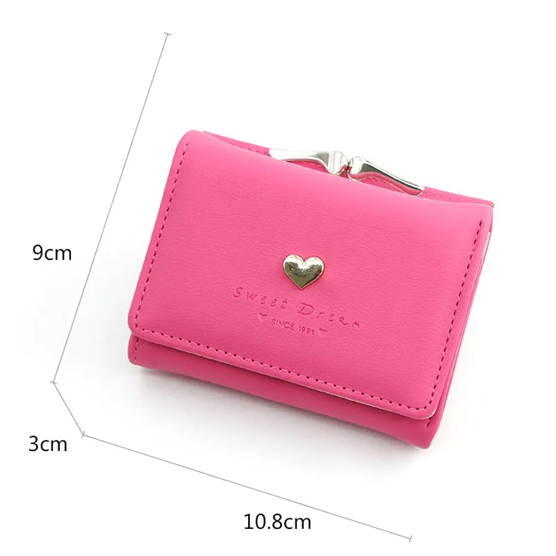 新しいショート女性財布名入れIDカードホルダーかわいい女性財 - Coin Holder Men のレビューと価格